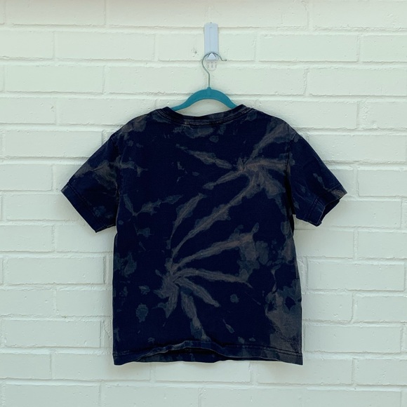 Restyled Nike Team Michigan Bleach Dyed Swirl Tee - Picture 6 of 10